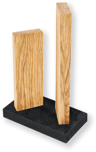 KAI block for 4 knives in oak wood