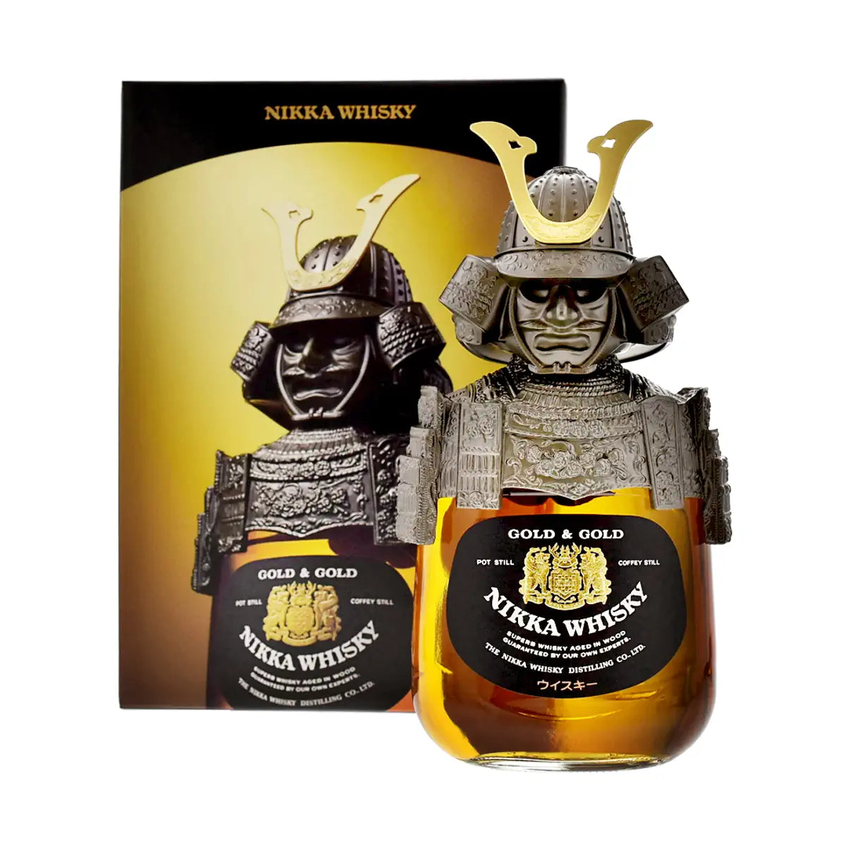 Nikka Samurai Gold & Gold Blended Whisky 75cl - SPECIAL EDITION -
